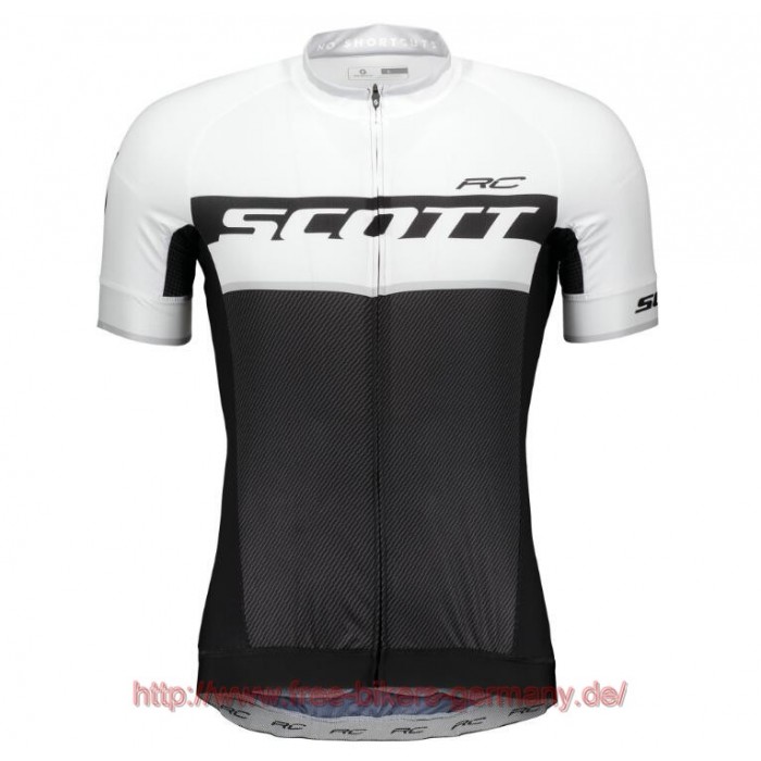 2018 Scott RC PRO Weiß Fahrradbekleidung Radtrikot Satz Kurzarm