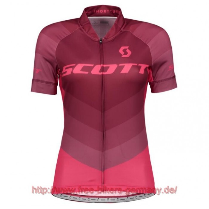 2018 Scott RC PRO tibetan rot Damen Fahrradbekleidung Radtrikot Satz Kurzarm