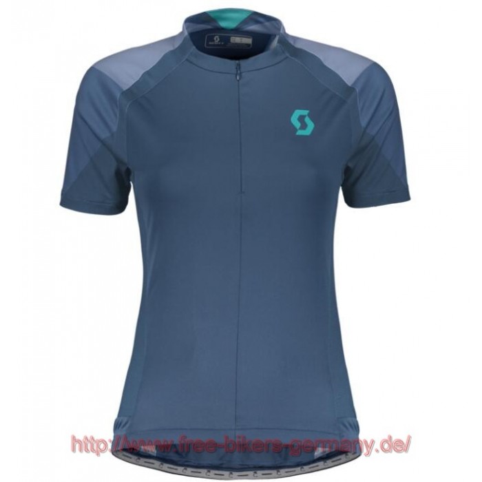 2018 Scott ENDURANCE 20 ensign blau Damen Fahrradbekleidung Radtrikot Satz Kurzarm