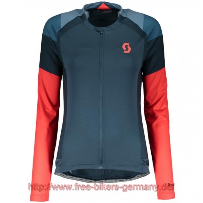 2018 Scott ENDURANCE 20 nightfall blau Damen Fahrradtrikot Langarm