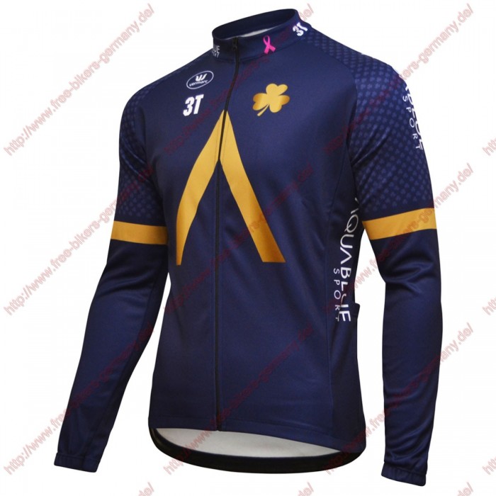 Radsport Aqua Blue Sport 2018 Trikot Langarm