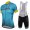 Radsport Astana 2018 Damen Radbekleidung Satz Trikot Kurzarm+Trägerhosen Set