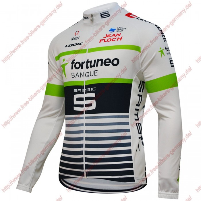 Radsport Fortuneo Samsic 2018 Trikot Langarm