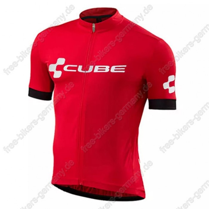 Cube rot Trikot Kurzarm 2018