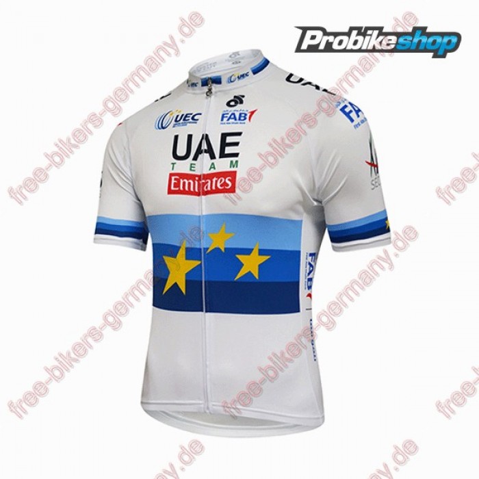 Profiteam 2018 UAE EUROPEAN CHAMPION Trikot Kurzarm Outlet