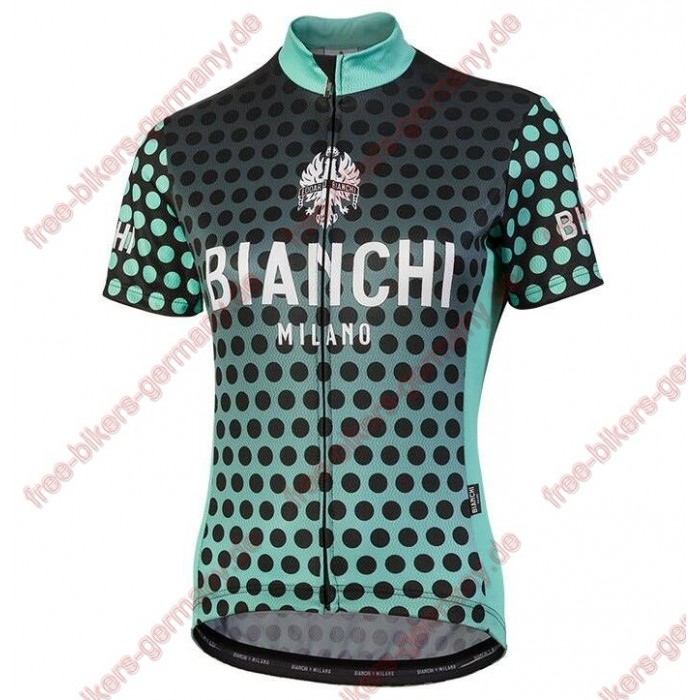 Profiteam 2018 Bianchi Milano Gravina Blau Damen Trikot Kurzarm 85256RJ