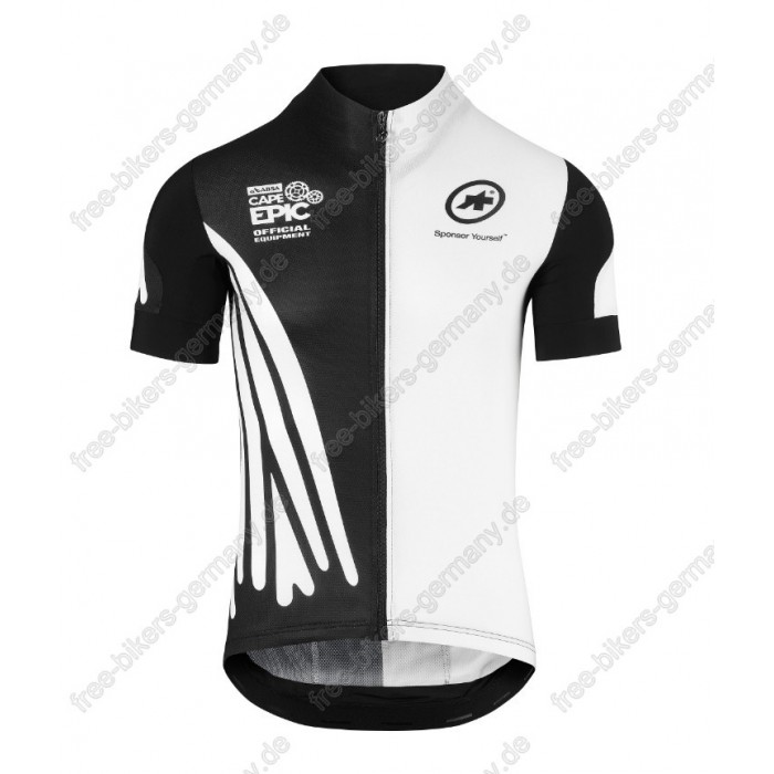 Assos SS.Capeepicx Trikot Kurzarm schwarz Weiß 2018