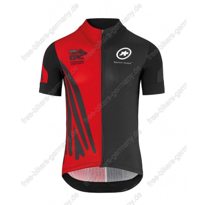 Assos SS.Capeepicx Trikot Kurzarm schwarz rot 2018