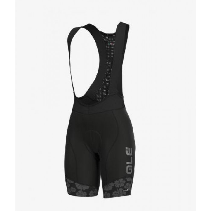 Fahrradbekleidung Radsport 2020 Ale Ibisco Damen Trägerhosen Set schwarz