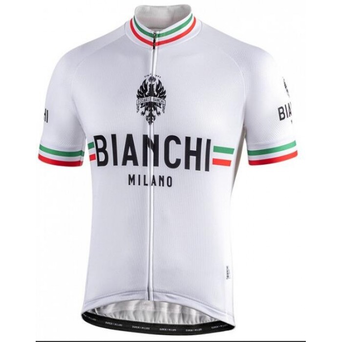 Fahrradbekleidung Radsport 2020 BIANCHI MILANO Isalle Trikot Kurzarm Outlet Weiß