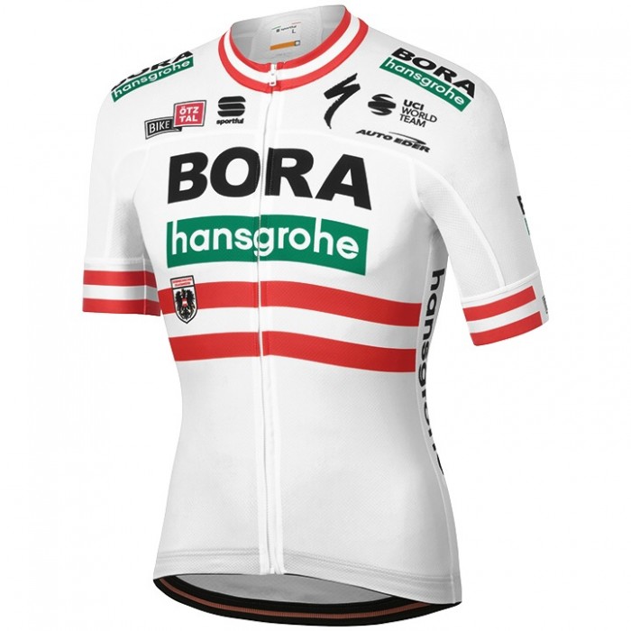 Fahrradbekleidung Radsport 2020 Trikot Kurzarm Outlets BORA-hansgrohe Campione austriaco