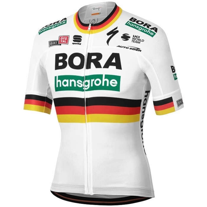 Fahrradbekleidung Radsport 2020 BORA-hansgrohe Deutscher Meister Trikot Kurzarm Outlet