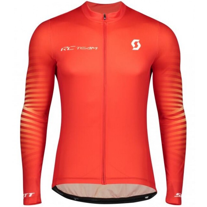 Fahrradbekleidung Radsport 2020 SCOTT RC TEAM 10 Trikot Langarmrot