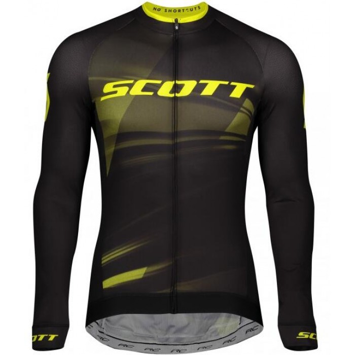 Fahrradbekleidung Radsport 2020 SCOTT RC Pro Trikot Langarmschwarz