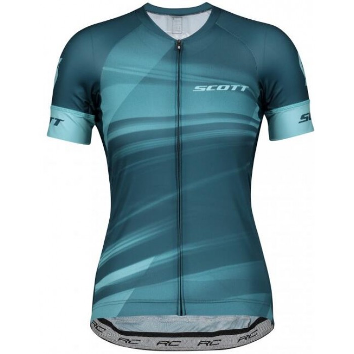 Fahrradbekleidung Radsport 2020 Damen SCOTT RC Pro Trikot Kurzarm Outlet blau