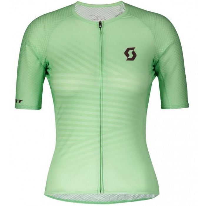 Fahrradbekleidung Radsport 2020 Damen SCOTT RC Premium Climber Trikot Kurzarm Outlet Grün