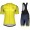 Fahrradbekleidung Radsport 2020 SCOTT RC TEAM 10 Radbekleidung Satz Trikot Kurzarm+Trägerhosen Set Outlet gelb