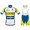 Fahrradbekleidung Radsport 2020 Sport Vlaanderen-Baloise Vermarc Radbekleidung Satz Trikot Kurzarm+Trägerhosen Set Outlet