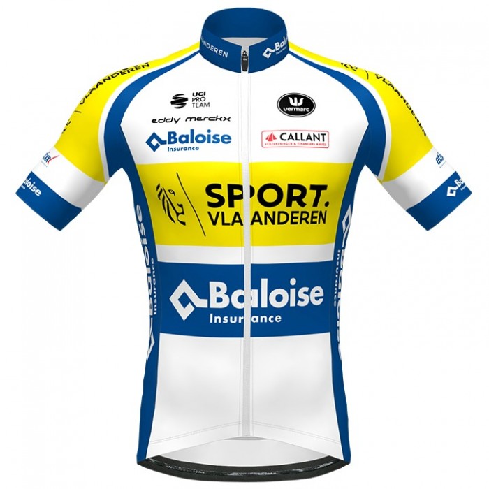Fahrradbekleidung Radsport 2020 Sport Vlaanderen-Baloise Vermarc Trikot Kurzarm Outlet