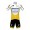 Fahrradbekleidung Radsport 2020 DECEUNINCK QUICK-STEP TdF Radbekleidung Satz Trikot Kurzarm+Trägerhosen Set Outlet Gelb X3NU