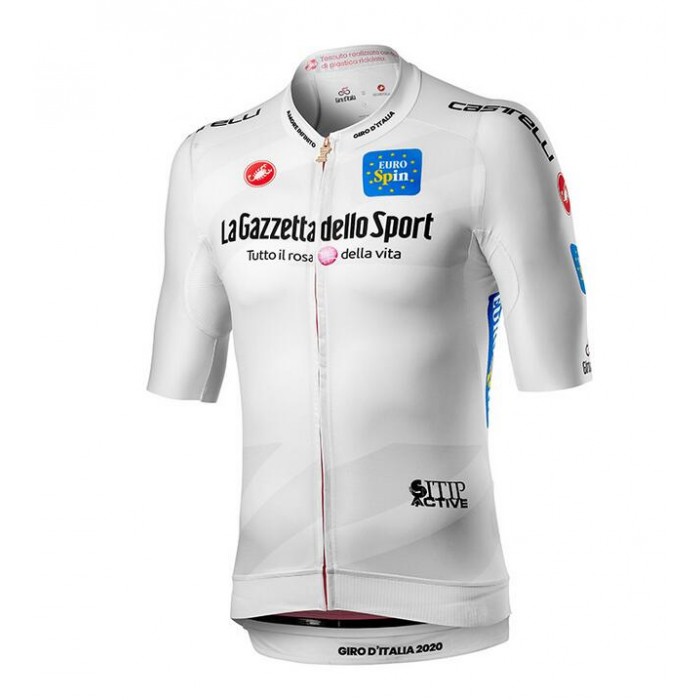 Fahrradbekleidung Radsport 2020 GIRO D'ITALIA Trikot Kurzarm Outlet Weiß AMIM1