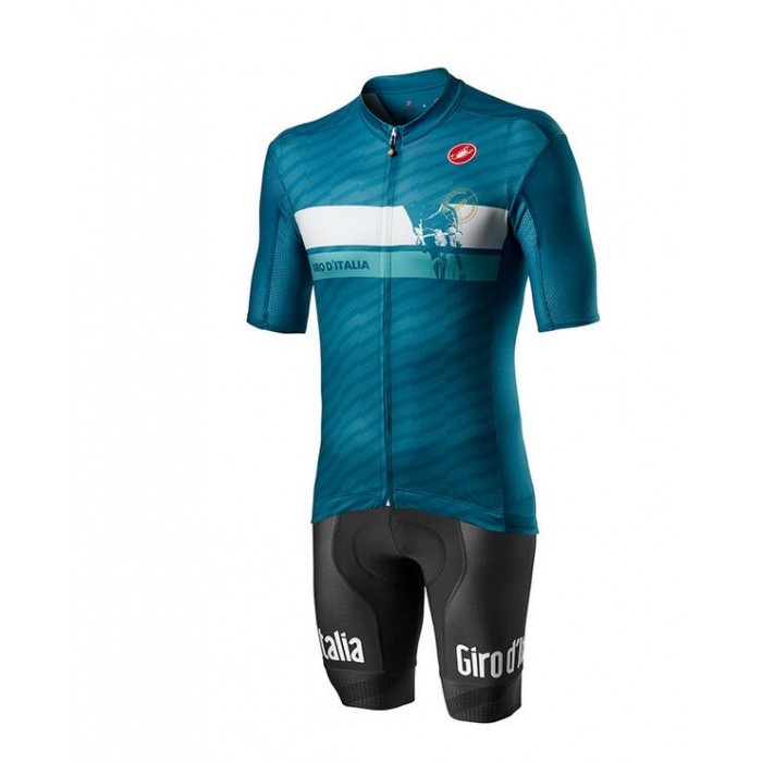 Fahrradbekleidung Radsport 2020 GIRO D'ITALIA Cima Radbekleidung Satz Trikot Kurzarm+Trägerhosen Set Outlet DQ66B