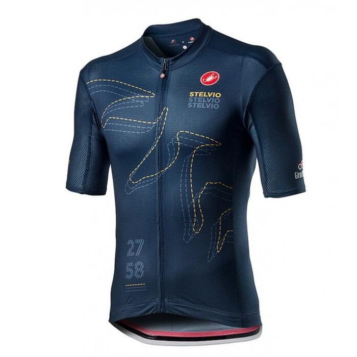 Fahrradbekleidung Radsport 2020 GIRO D'ITALIA Stelvio Trikot Kurzarm Outlet WBRBM