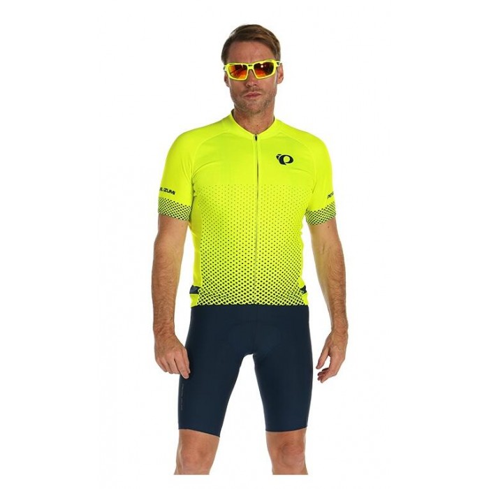 Fahrradbekleidung Radsport 2020 PEARL IZUMI Select Escape LTD Radbekleidung Satz Trikot Kurzarm+Trägerhosen Set Outlet Gelb