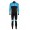 Fahrradbekleidung Radsport 2020 TREK FACTORY RACING CXC Set Radbekleidung Trikot Langarm+ Trägerhosen Blau LJH36