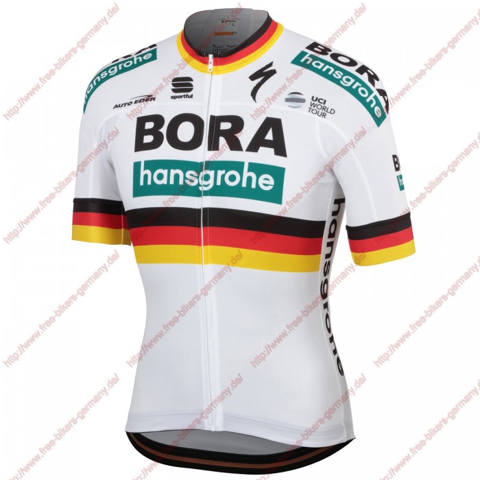 Profiteams Bora Hansgrohe 2019 German champion Trikot Kurzarm Outlet