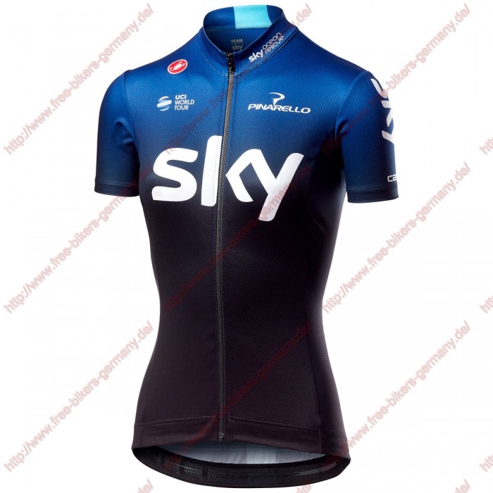 Profiteams TEAM SKY 2019 Damen Trikot Kurzarm Outlet