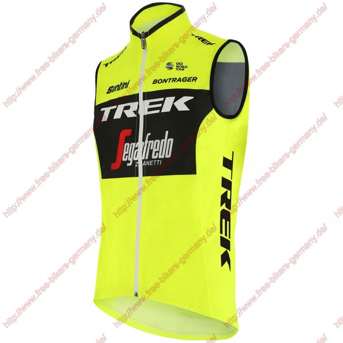 Profiteams Trek Segafredo 2019 training Fluo gelb Windstopper Vest