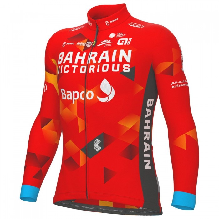 Bahrain Victorious-Jayco 2022 Radtrikot langarm-ALE Radsport-Profi-Team