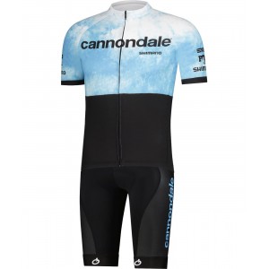 Cannondale FACTORY RACING 2022 Limited Edition Trägerhose kurz schwarz/blau-Radsport-Profi-Team