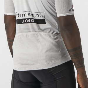 Giro d'Italia 2022 MAGLIA BIANCO(weiß) Radtrikot kurzarm