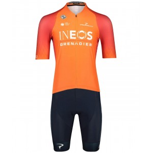 INEOS GRENADIERS 2022 training edition ICON Radtrikot kurzarm(langer RV)-Radsport-Profi-Team