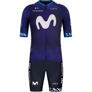 MOVISTAR 2023 Trägerhose-Radsport-Profi-Team