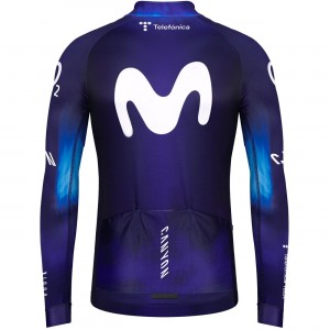 MOVISTAR 2023 Radtrikot langarm-Radsport-Profi-Team