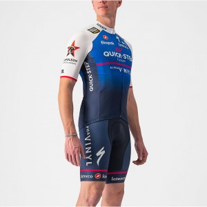 Quick Step-Alpha Vinyl 2022 Competizione Radtrikot kurzarm-Radsport-Profi-Team