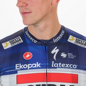 Soudal Quick-Step 2023 Competizione Radtrikot kurzarm-Radsport-Profi-Team