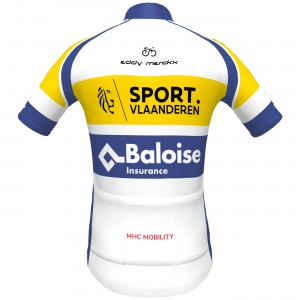 Sport Vlaanderen-Baloise 2022 Radtrikot kurzarm-Radsport-Profi-Team