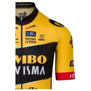 TEAM JUMBO-VISMA 2023 Radtrikot kurzarm-Radsport-Profi-Team