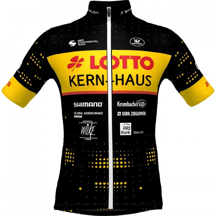 Team Lotto-Kern Haus 2023 Radtrikot kurzarm(langer Reißverschluss)-Radsport-Profi-Team