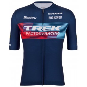 Trek Factory Racing XC 2023 Radtrikot kurzarm(langer Reißverschluss)-Radsport-Profi-Team