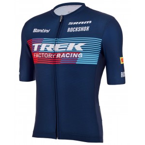 Trek Factory Racing XC 2023 Radtrikot kurzarm(langer Reißverschluss)-Radsport-Profi-Team