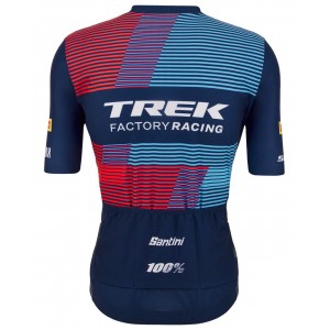 Trek Factory Racing XC 2023 Radtrikot kurzarm(langer Reißverschluss)-Radsport-Profi-Team