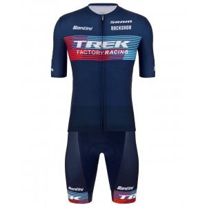 Trek Factory Racing XC 2023 Radtrikot kurzarm(langer Reißverschluss)-Radsport-Profi-Team