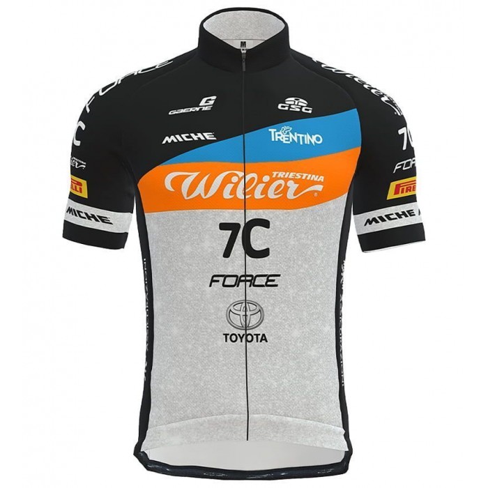 Wilier Force 7C MTB Team 2022 Radtrikot kurzarm(langer Reißverschluss)-Radsport-Team