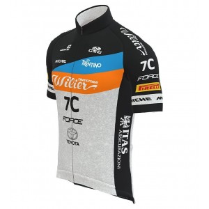 Wilier Force 7C MTB Team 2022 Radtrikot kurzarm(langer Reißverschluss)-Radsport-Team