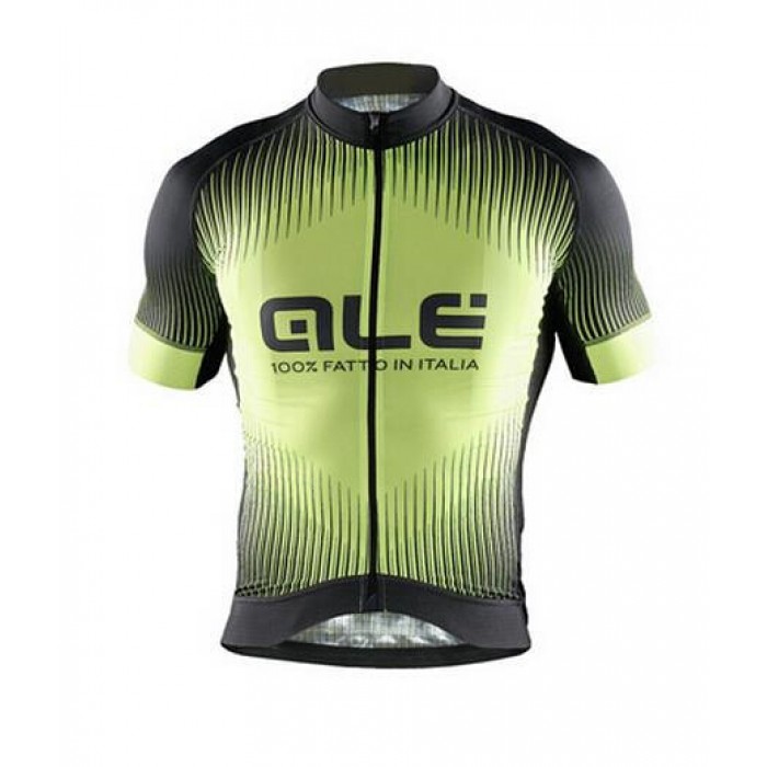 2015 ALE Grün schwarz Radtrikot Kurzarm FDMN631